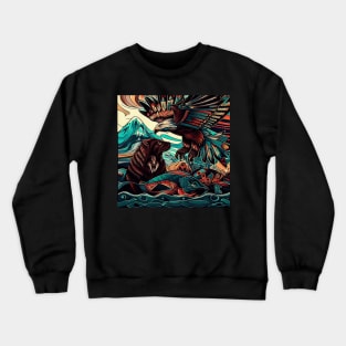 Wild and Free . Crewneck Sweatshirt